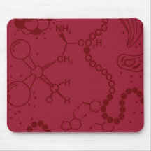 Tapis de souris bio/de chimie spectre de Bourgogne
