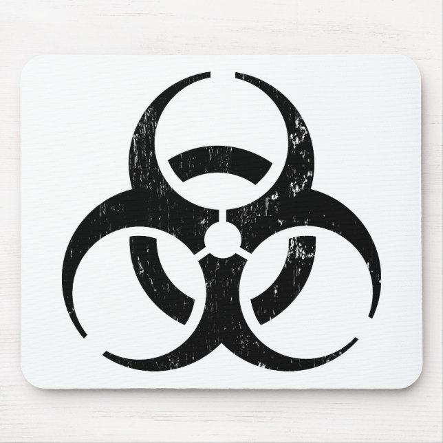 Tapis De Souris Biohazard : Contagion Mousepad de zombi (Devant)