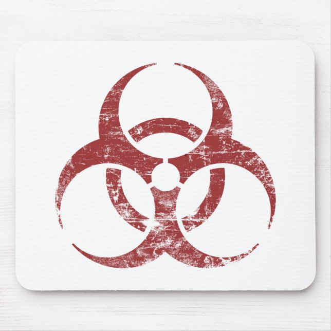 Tapis De Souris Biohazard vintage (Devant)