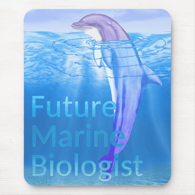 Tapis De Souris Biologiste marin futur (Devant)
