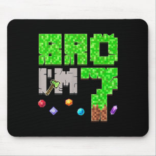 Tapis De Souris Birday Boy 7th Birthday Im 7 Year Old Gamer Pixe