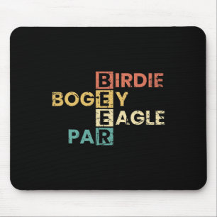 Tapis De Souris Birdie Bogey Eagle Par Beer Funny Golf Player Golf