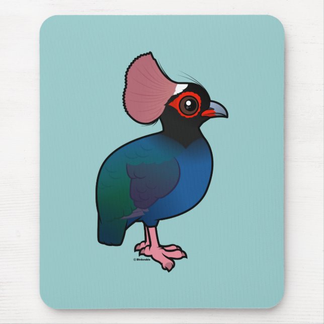 Tapis De Souris Birdorable Crested la perdrix (Devant)