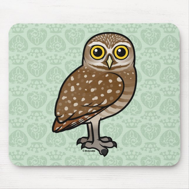 Tapis De Souris Birdorable creusant le hibou (Devant)