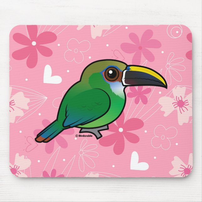 Tapis De Souris Birdored Northern Emerald Toucanet (Devant)