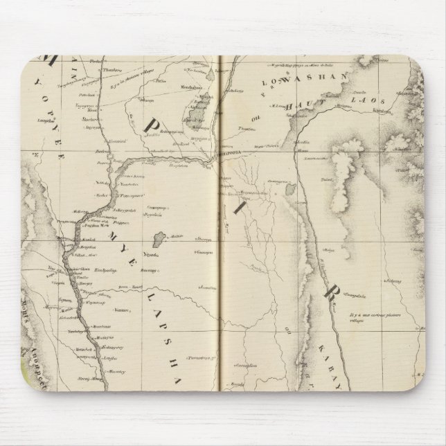 Tapis De Souris Birmanie, Asie 96 (Devant)