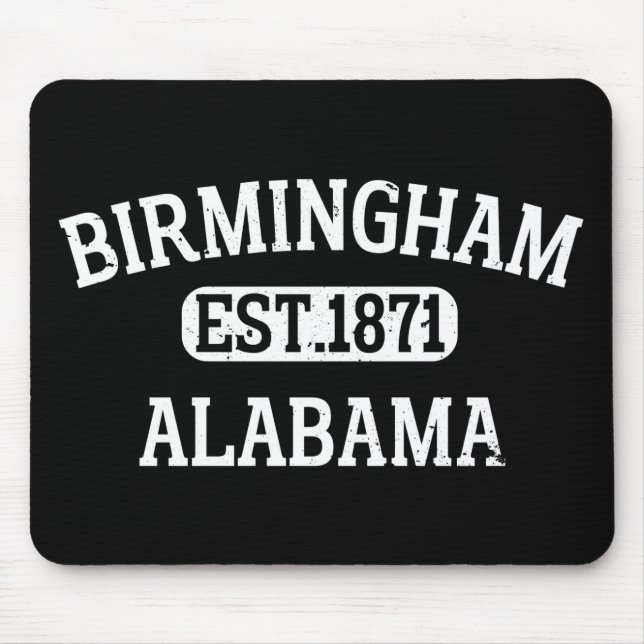 Tapis De Souris Birmingham Alabama Vintage (Devant)