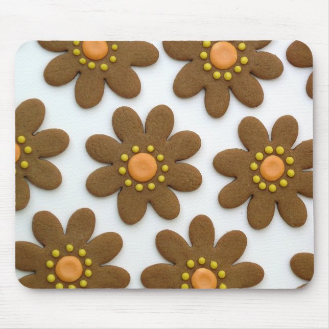 Tapis De Souris Biscuit Mousepad de fleur (Devant)