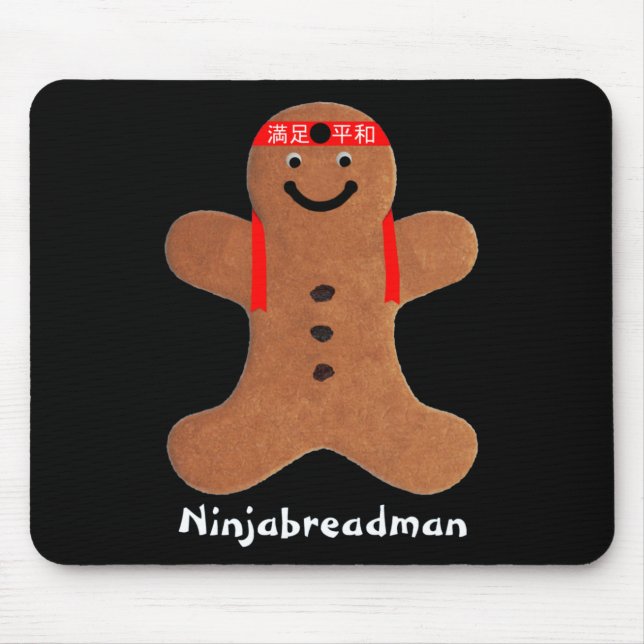 Tapis De Souris Biscuit Ninjabreadman (cookie) pavé de souris (Devant)