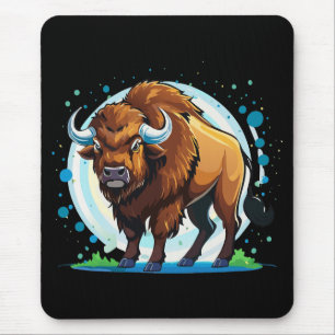 Tapis De Souris bison à grande corne