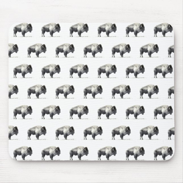 Tapis De Souris Bison d'Amérique (Devant)