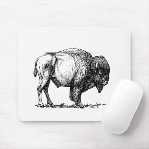 Tapis De Souris Bison de Buffalo américain