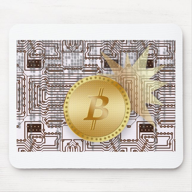 Tapis De Souris Bitcoin 18 (Devant)