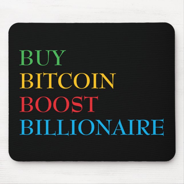 Tapis De Souris Bitcoin Crypto (Devant)