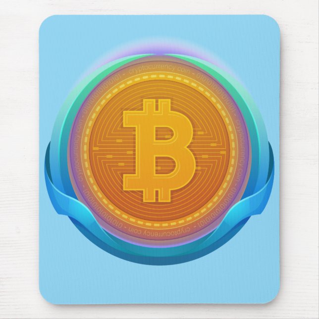 TAPIS DE SOURIS BITCOIN CRYPTOCURANCE (Devant)