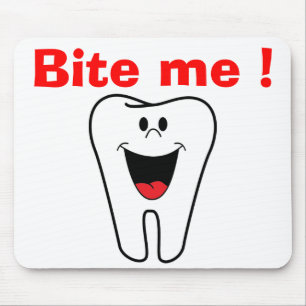 TAPIS DE SOURIS "BITE ME" DUR