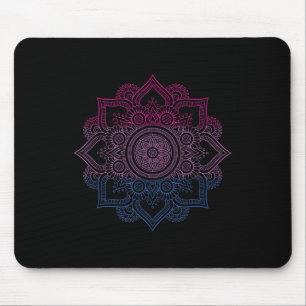 Tapis De Souris Biual Lgbt Mandala Bi Pride Biualité Lgbt Support