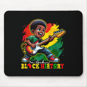 Tapis De Souris Black Afro Boy Je suis Rockin Black History Mois G
