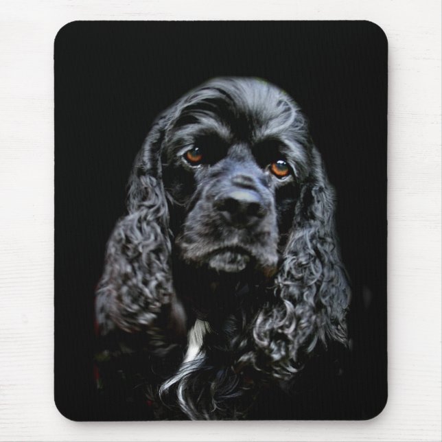 Tapis De Souris Black Cocker Spaniel (Devant)