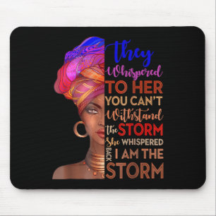 Tapis De Souris Black Histoire Mois Chemise Africaine Femme Afro J