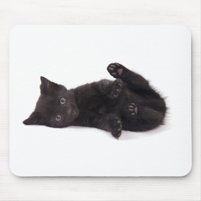 Tapis De Souris black kitten (Devant)