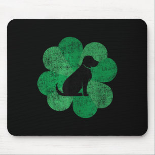 Tapis De Souris Black Lab St. Patricks Day Shirt - Retro Labrador
