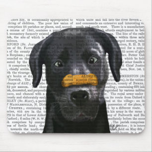 Tapis De Souris Black Labrador With Bone on Nose