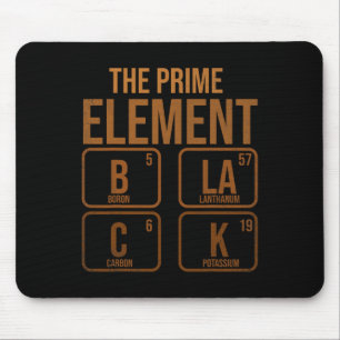 Tapis De Souris Black L'Élément Premier