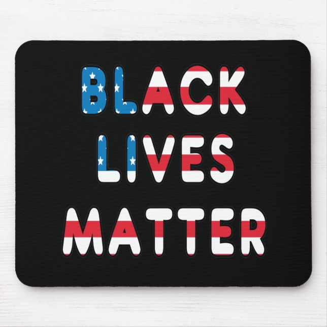 Tapis De Souris Black Lives Matter BLM (Devant)