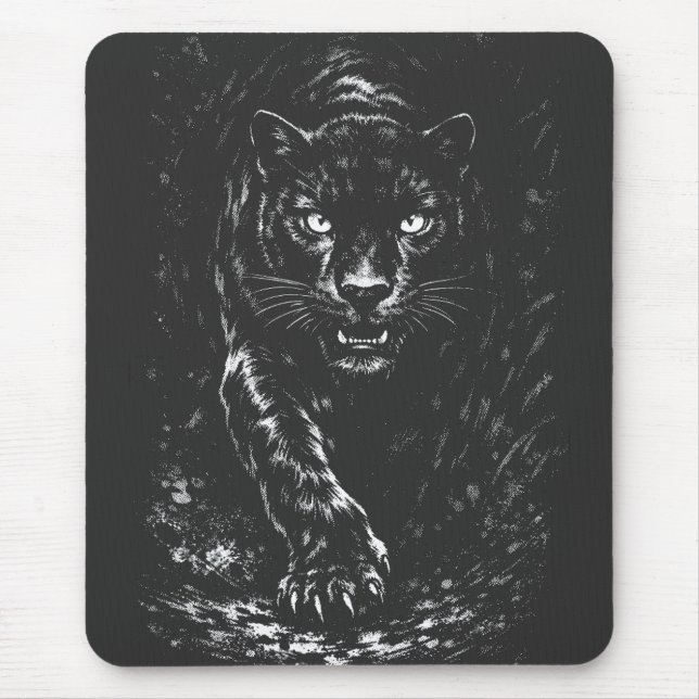Tapis De Souris Black Panther — par BurnsInHell (Devant)