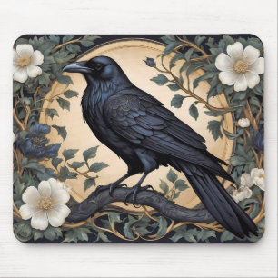 Tapis De Souris Black Raven William Morris inspiré