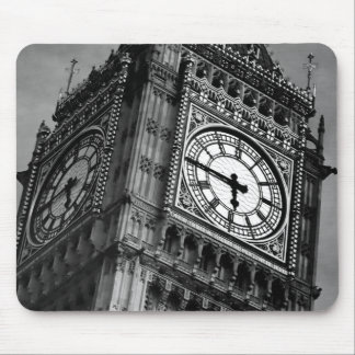 Tapis De Souris Black & White Big Ben Horloge Tour Voyage Europe