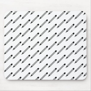 Tapis De Souris Black & White Pencil Classic
