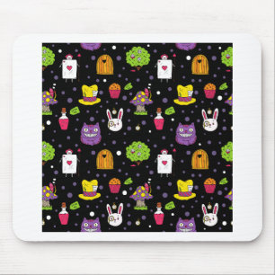 Tapis De Souris Black Wonderland