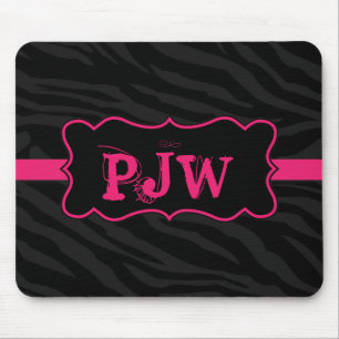 Tapis De Souris Black Zebra Imprimer Motif personnalisé Mousepad