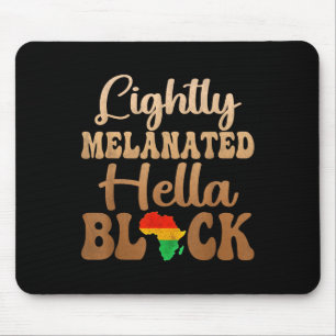 Tapis De Souris Blackity Black History Mois Légèrement Melané Hel