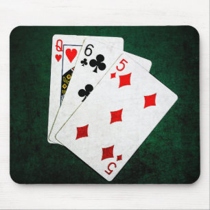 Tapis De Souris Blackjack 21 point - Reine, Six, Cinq