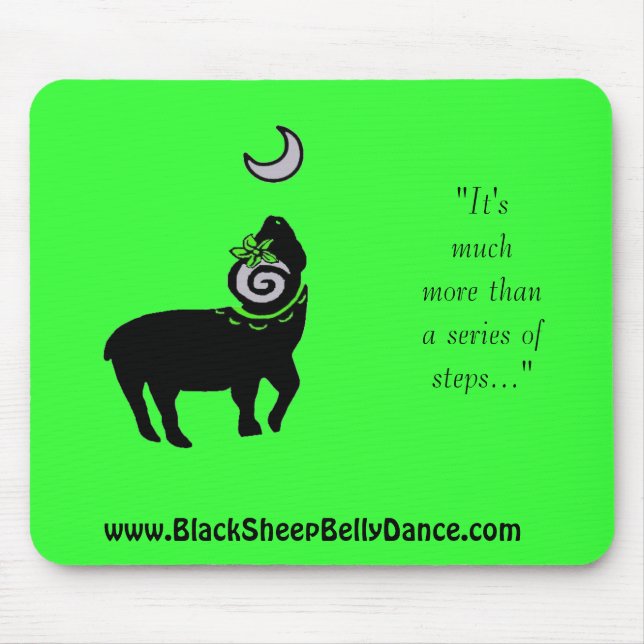 Tapis De Souris BlackSheep BellyDance Mousepad ! (Devant)