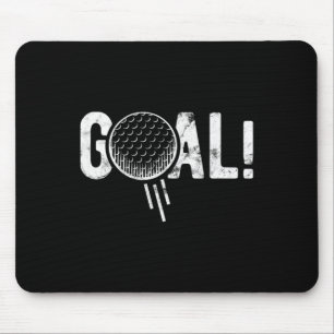 Tapis De Souris Blague de but de football drôle Golf Quatre