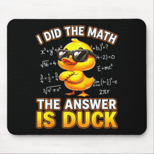 Tapis De Souris Blague de maths drôle J'ai fait le calcul La répon