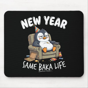 Tapis De Souris Blague de pingouin drôle Citation d'humour Nouvel