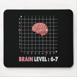 Tapis De Souris Blague drôle 67 Mème Math Six Sept Professeur Brai