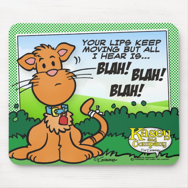 TAPIS DE SOURIS BLAH! BLAH! BLAH! (Devant)