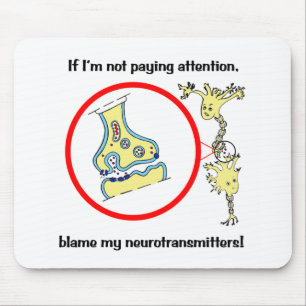 Tapis De Souris Blame Neurotransmetteurs Mousepad