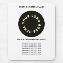 Blanc ajoutez votre propre texte et logo