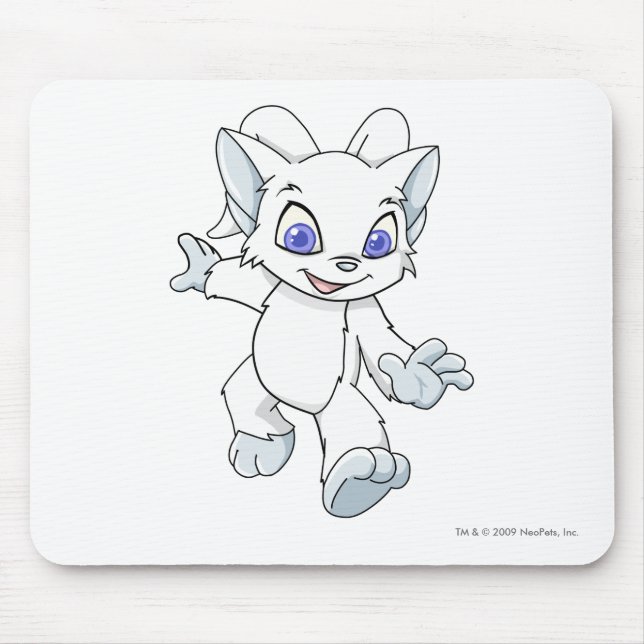 Tapis De Souris Blanc d'Acara (Devant)