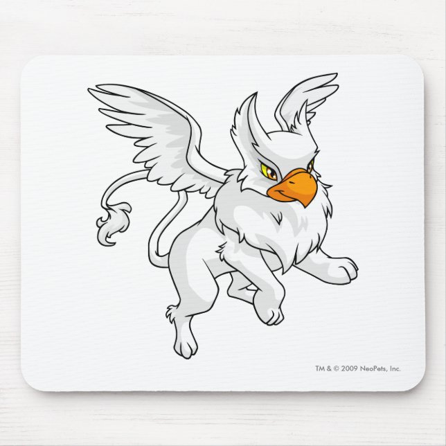 Tapis De Souris Blanc d'aire (Devant)