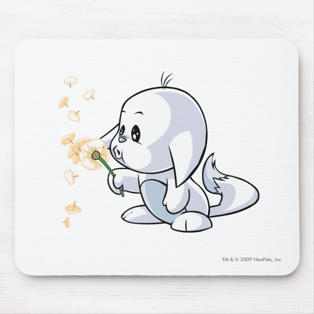 Tapis De Souris Blanc de Kacheek (Devant)