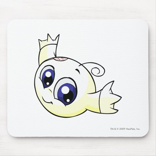 Tapis De Souris Blanc de Kiko (Devant)