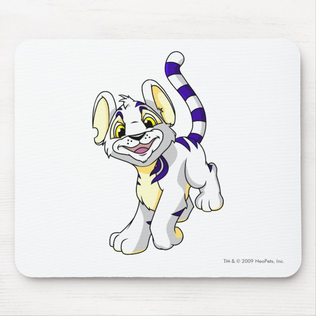 Tapis De Souris Blanc de Kougra (Devant)